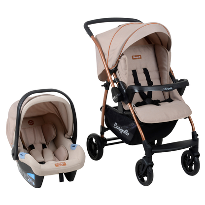 Burigotto - Kit Carrinho de Bebê Rio 22 Travel System com Bebê Conforto