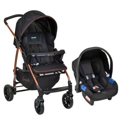 Burigotto - Kit Carrinho de Bebê Ecco Travel System com Bebê Conforto