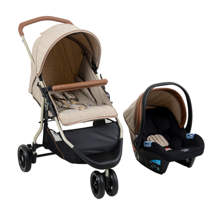 Burigotto - Kit Carrinho De Bebê Ventura Travel System 3 Rodas com Bebê Conforto