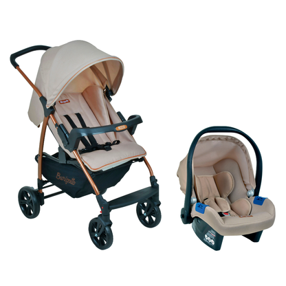 Burigotto - Kit Carrinho de Bebê Ecco Travel System com Bebê Conforto