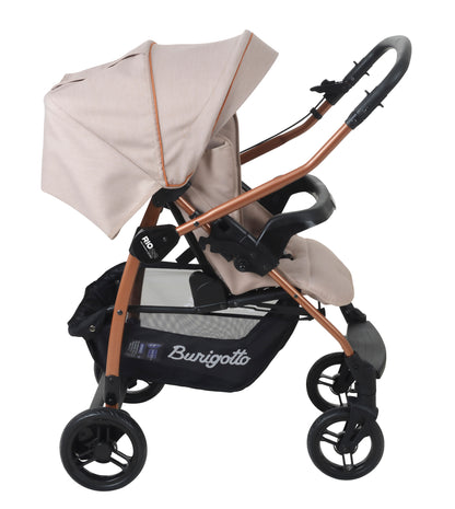 Burigotto - Kit Carrinho de Bebê Rio 22 Travel System com Bebê Conforto