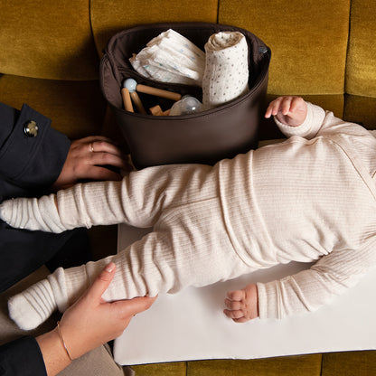 Nuna - Bolsa Maternidade Nuna Essential Bag Cacau Nobre Cocoa