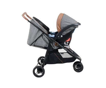 Burigotto - Kit Carrinho De Bebê Ventura Travel System 3 Rodas com Bebê Conforto